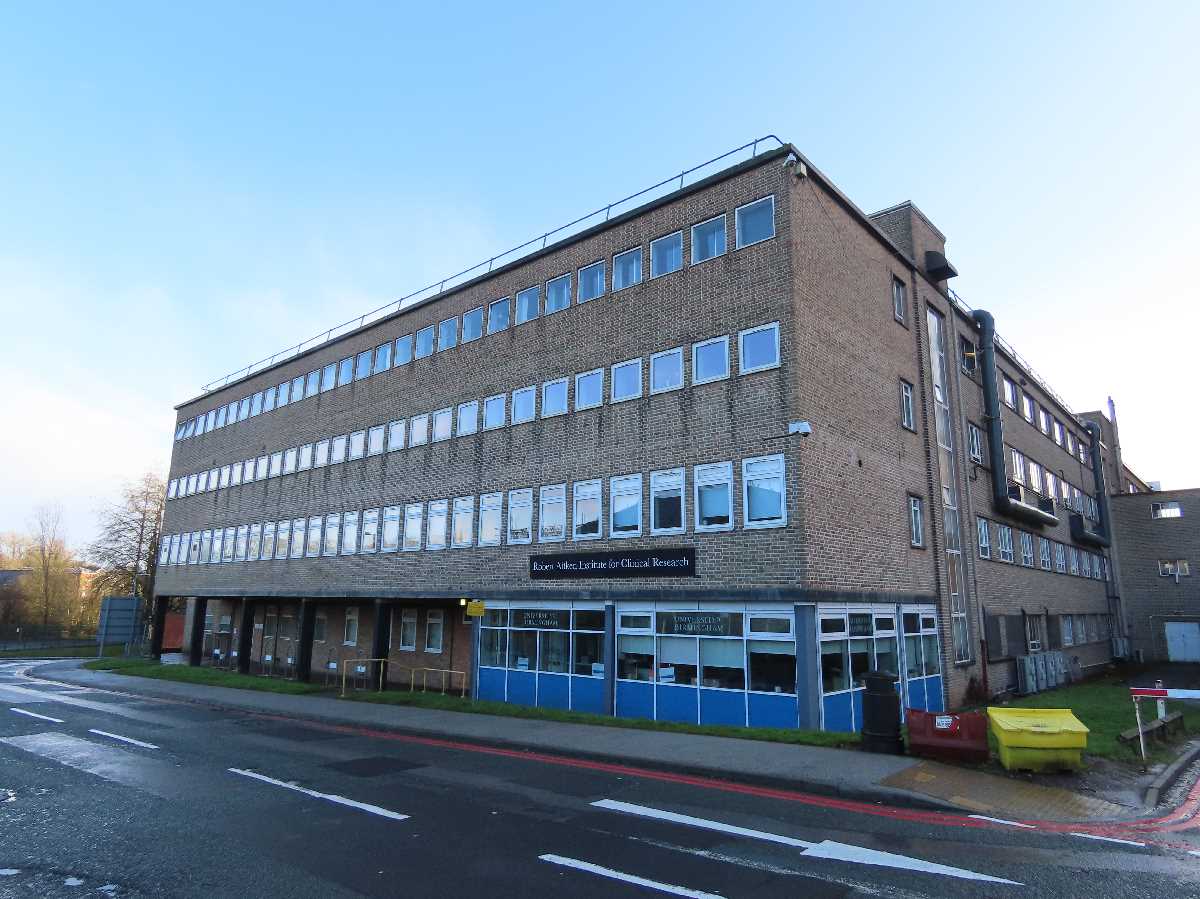 The old Queen Elizabeth Hospital in Birmingham - Robert Aitken Institute for Clinical Research - 10th December 2023